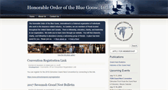Desktop Screenshot of bluegoose.org